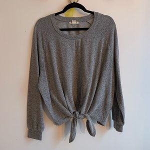 Billabong Long sleeve front tie shirt